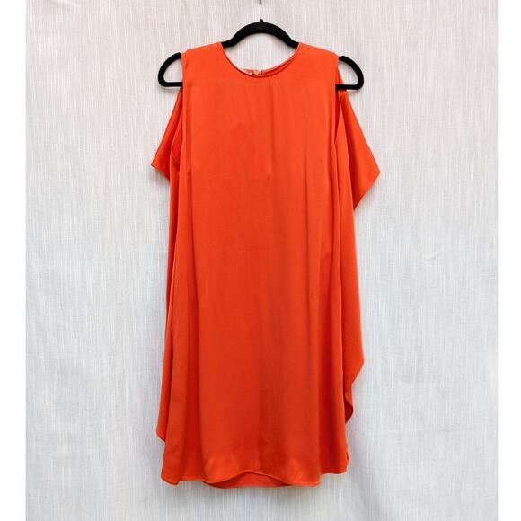 NWT Stella McCartney Mia Orange Ruffle Sleeveless Mini Dress, size IT40/US4 - Picture 1 of 10